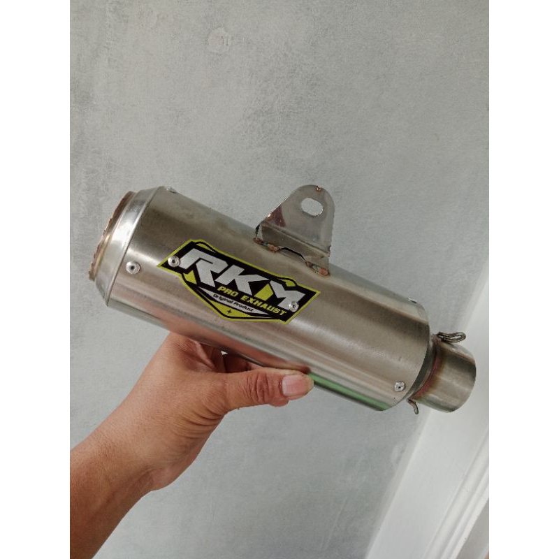 KNALPOT RACING RKM GP 1 SARANGAN SETENGAH D50MM SLINCER KNALPOT RACING RKM GP 1 ONLY