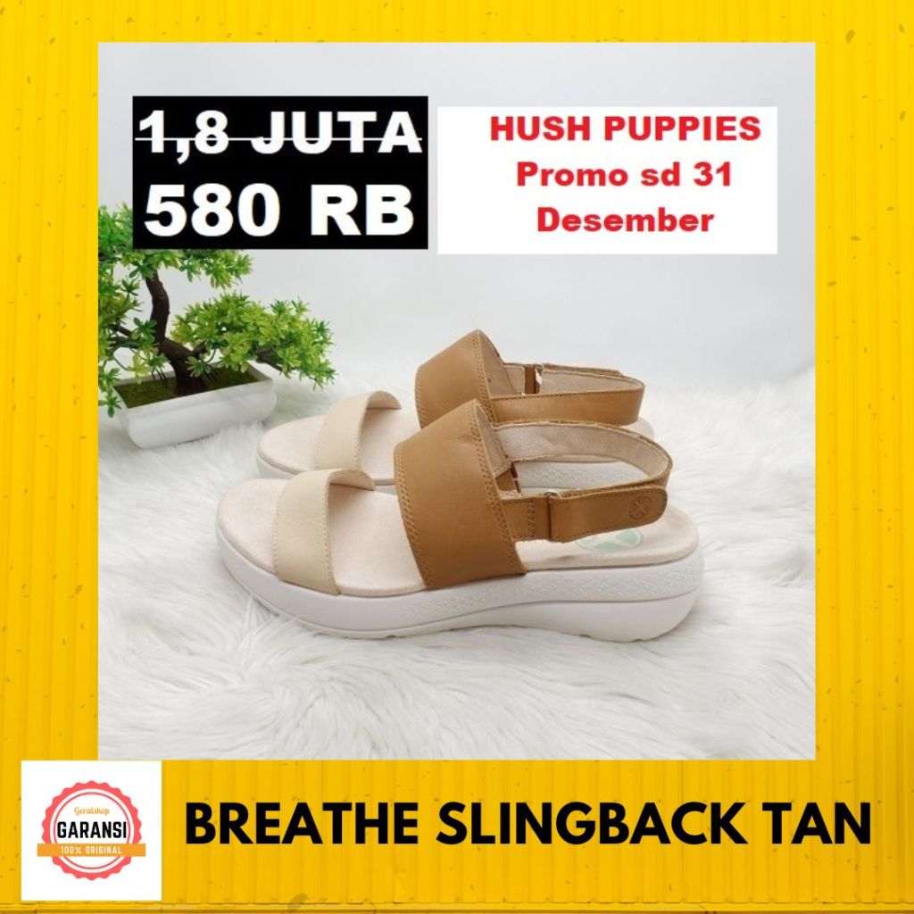 SALE sepatu sandal Hush Puppies wanita seri BREATHE 100% original