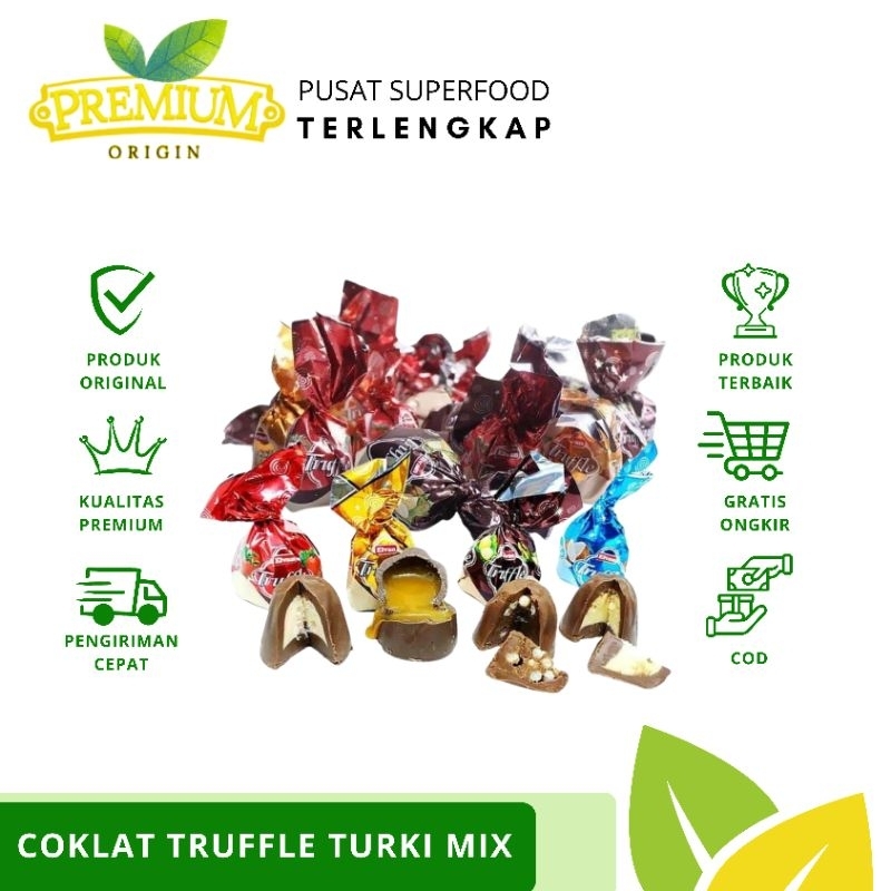 

[ 100% LUMER ] Coklat Truffle Turki MIX | Coklat Truffle | Coklat Import