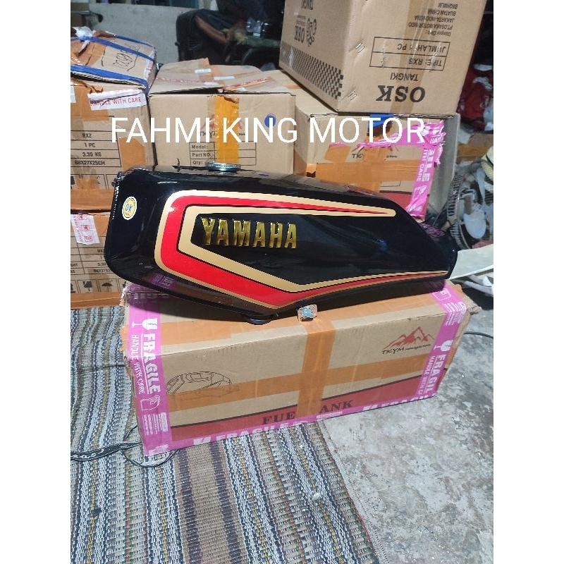 TANGKI TENGKI RXKING RX KING COBRA LIST 1983 MERAH GOLD GRES BARU FULL SET KOMPLIT MERK TAKAYAMA