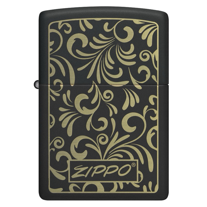 ZIPPO GOLDEN FLORAL DESIGN 48152, ORIGINAL 100% MADE IN USA