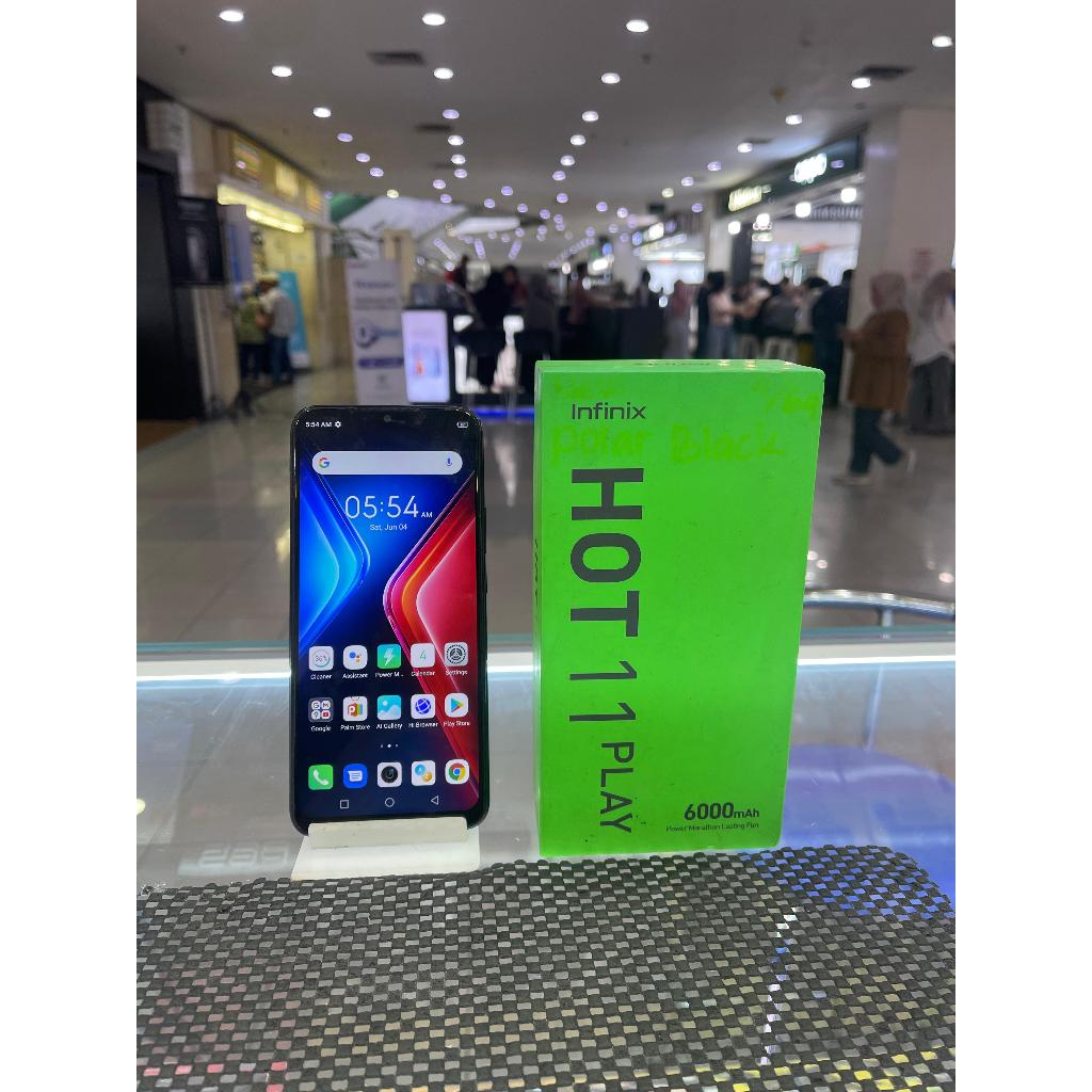 INFINIX HOT 11 PLAY 4/64GB SECOND SEKEN BEKAS RAM 4 INTERNAL 64