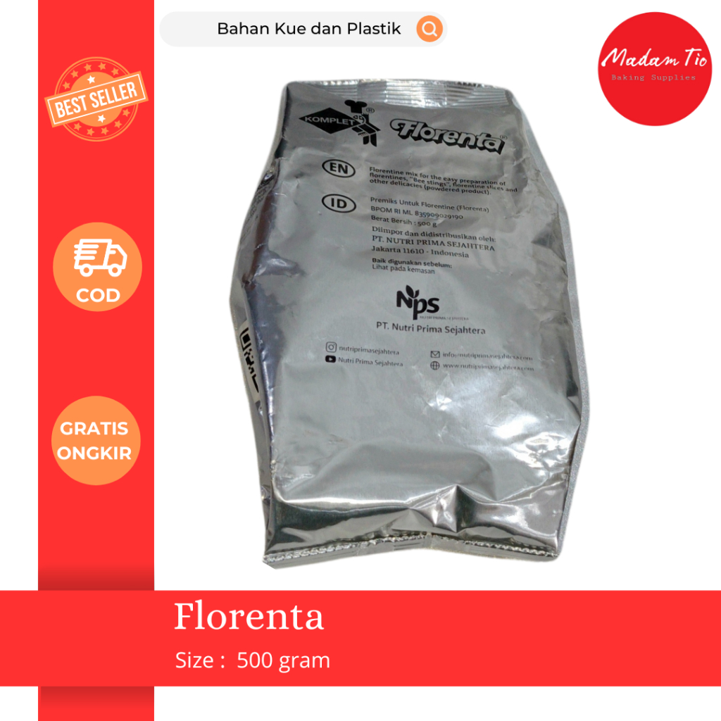 

Tepung Florenta 500 gram 1 pcs