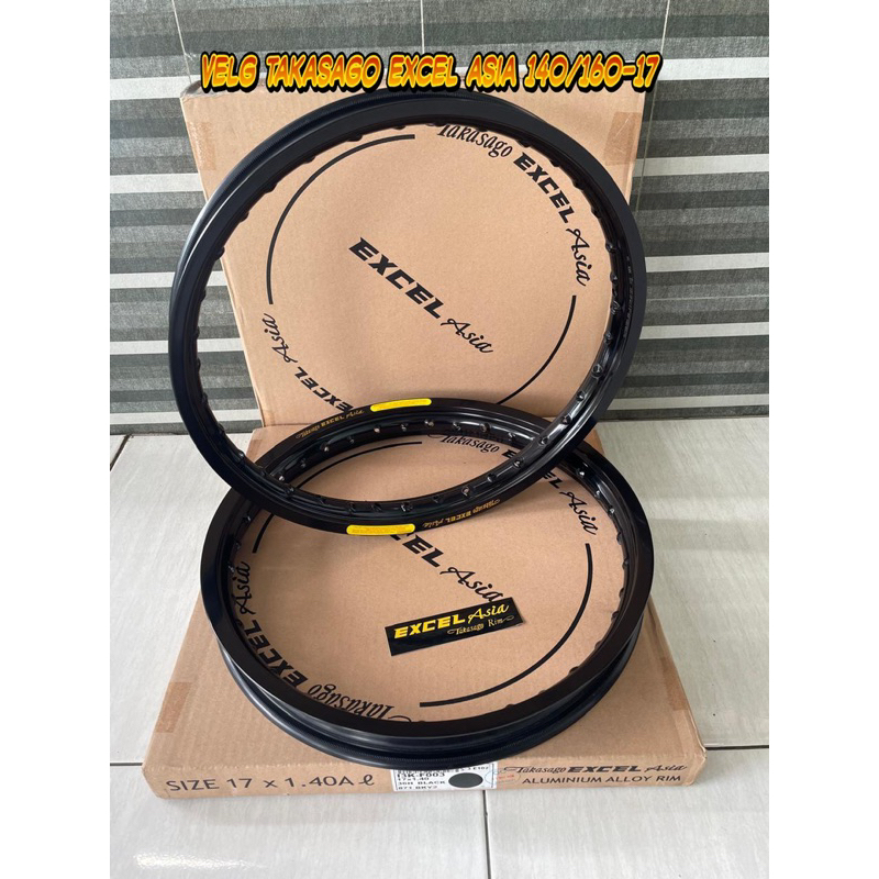 Velg Takasago excel Asia ukuran 140/160 ring 17 / Velg takasago excel Asia ukuran 140 160 -17