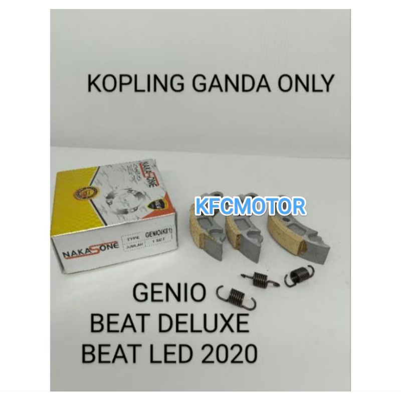 (NAKASONE) KOPLING GANDA ONLY GENIO / BEAT LED 2020 / BEAT DELUXE / KOJ ARANG GANDA BARU SPORKET KAM