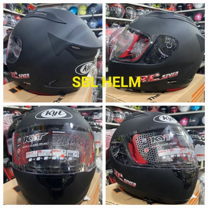 HELM MERK  KYT RC SEVEN FULL FACE ORIGINAL