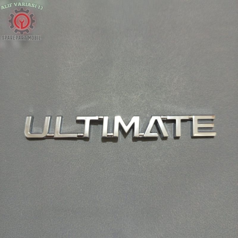 Emblem Logo Tulisan Ultimate Original