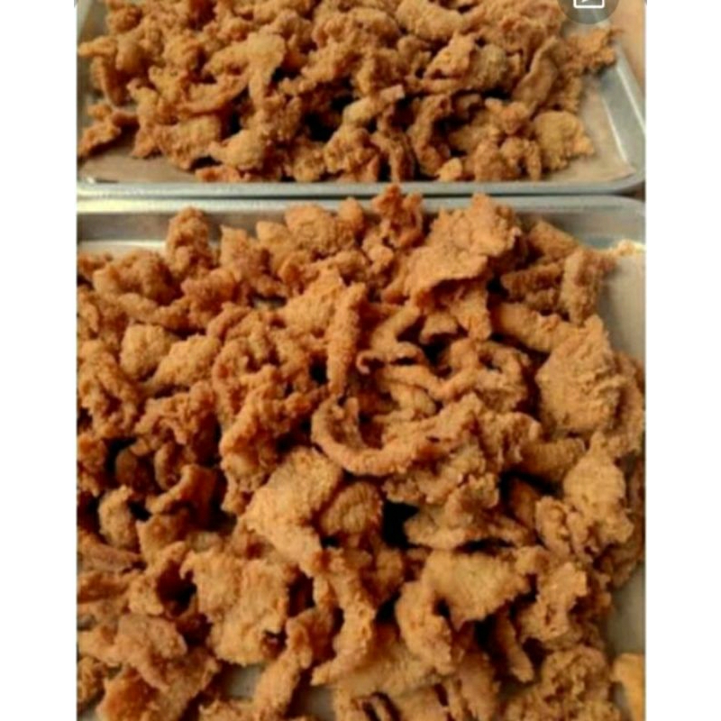 

Kulit ayam krispi keriting kribo original 500 gram