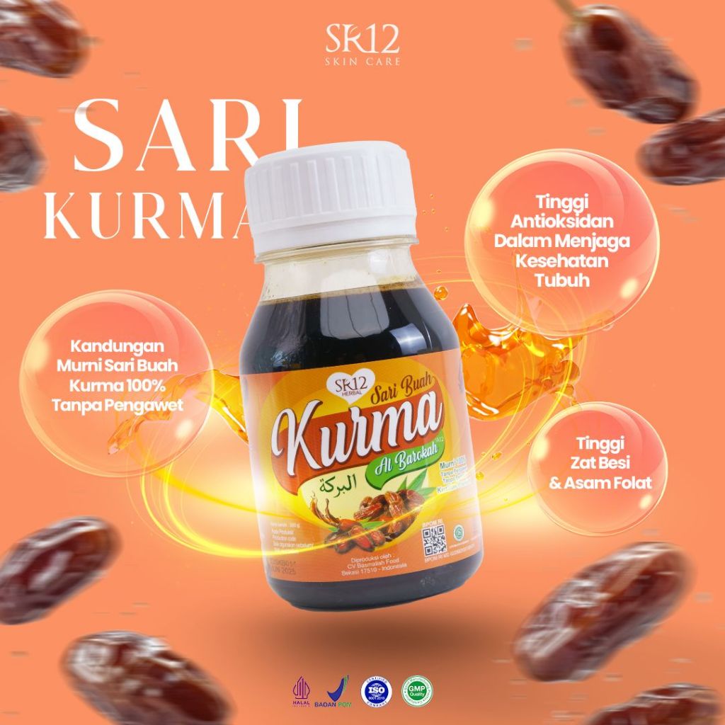 

Sari Buah Kurma SR12 Sari Kurma Asli Kualitas Premium Meningkatkan Stamina Tubuh Tanpa Gula