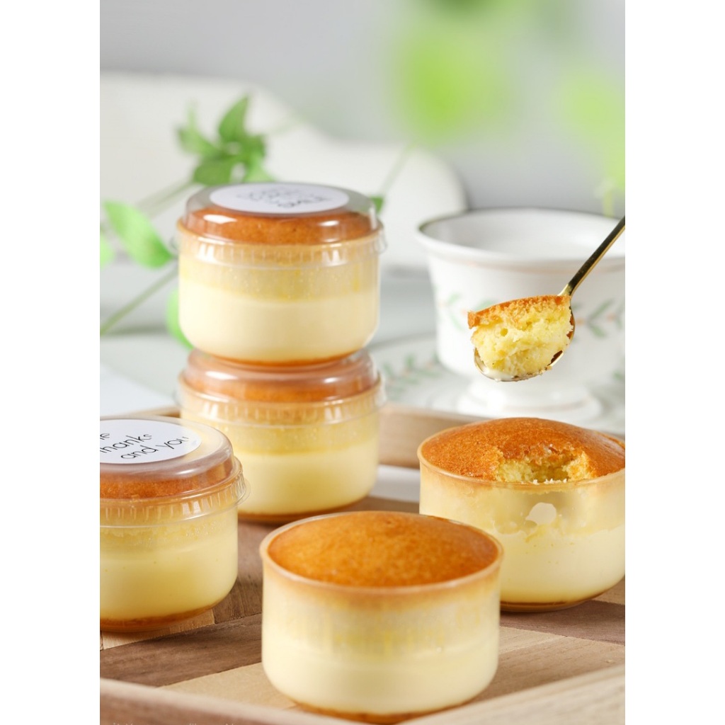 10pcs - 120ml cup puding bisa masuk oven puding cup gelas puding cup dessert