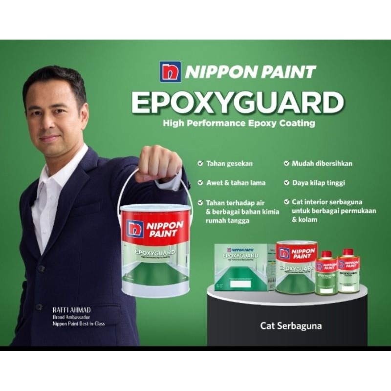 NIPPON PAINT -CAT EPOXY GUARD NIPPON PAINT -CAT LANTAI 3 KOMPONEN-CAT  KOLAM -CAT LANTAI -EPOXY 3 KO