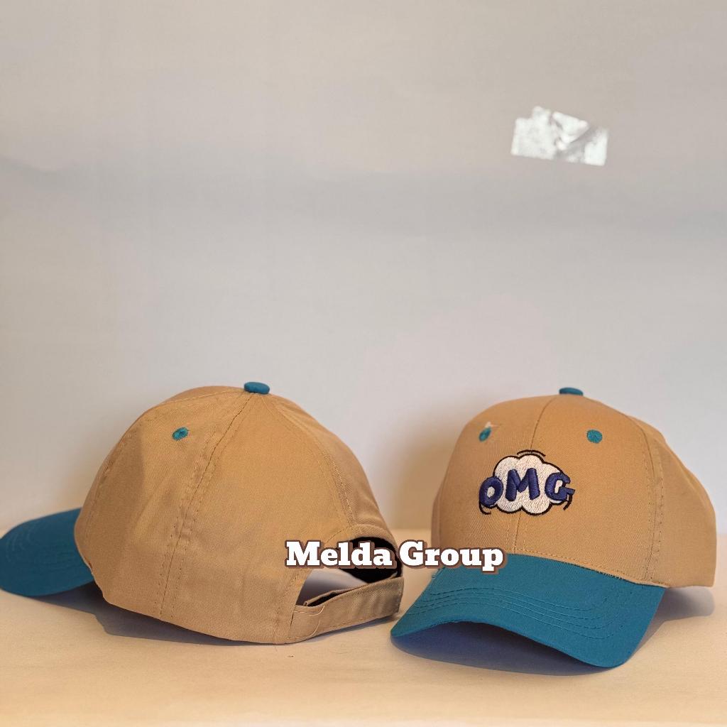 Topi Fashion Baseball Anak Laki Laki Dan Perempuan Terlucu 2025 Bordir( OMG )/Topi Anak 1-5 tahun,Re
