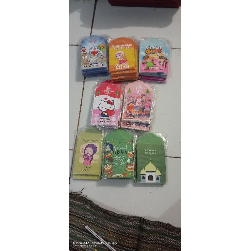 

amplop lebaran motif muslim kartun