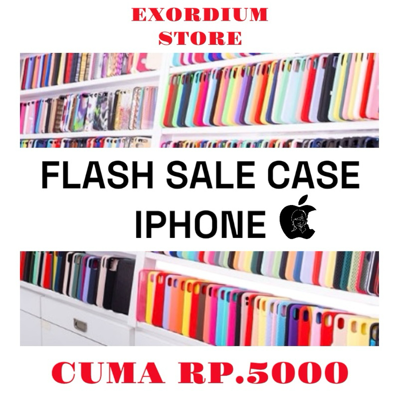 CASING CASE KESING IPHONE APPLE FLASH SALE