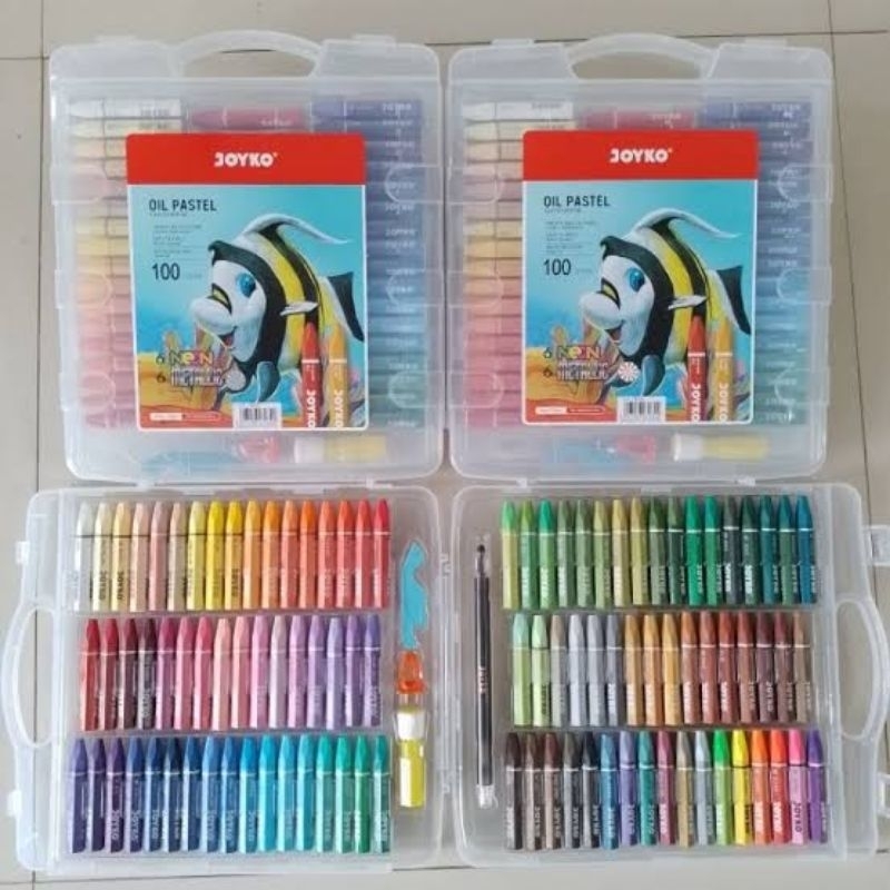 

Crayon Joyko/Oil Pastel Joyko 100 warna