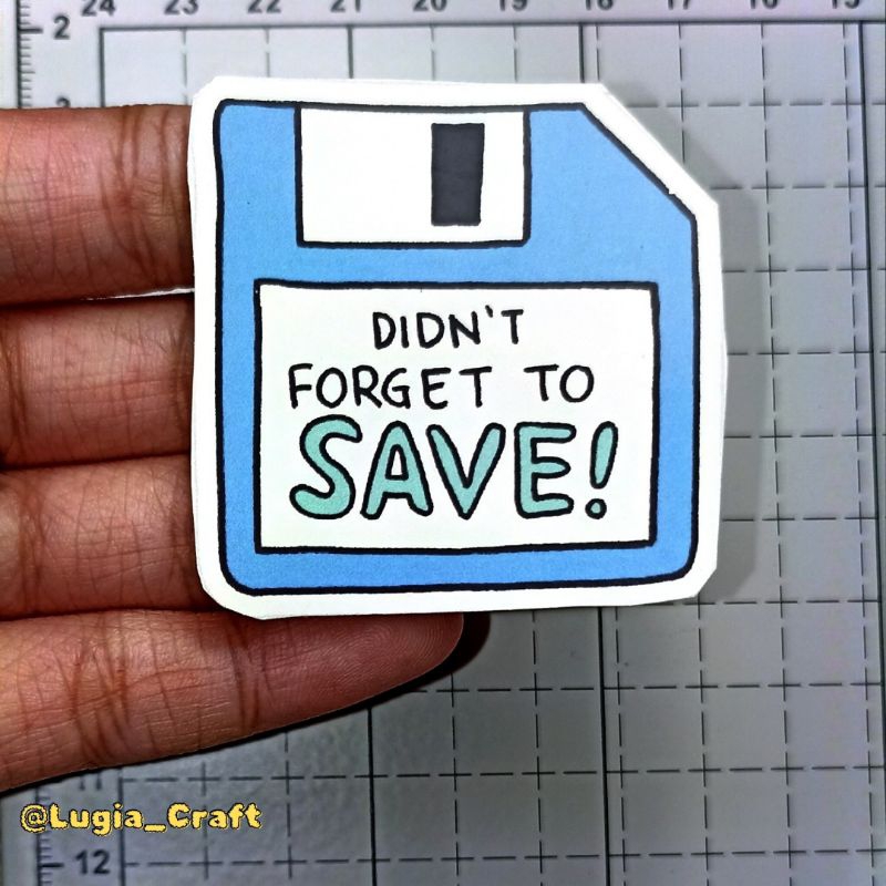 

Sticker Memory 5x6cm kantor, sticker murah