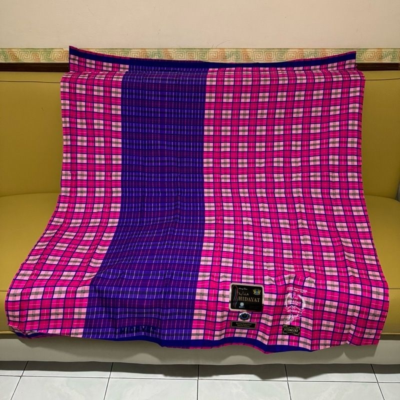 SARUNG HIDAYAT MOTIF BHS JADUL KOTAK-KOTAK JADUL