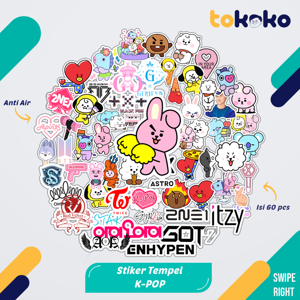 

Stiker Cutting Kpop Paper Vinyl Dekorasi Laptop Koper Tumbler Kulkas DIY