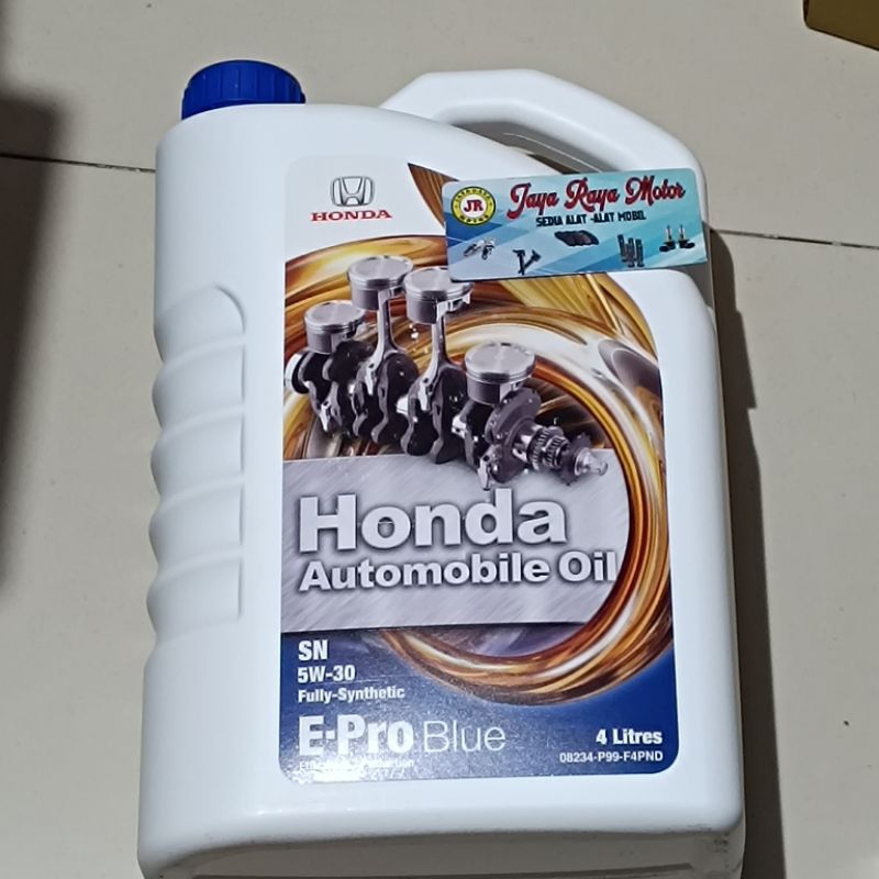 oli mesin honda epro blue sae 5w 30 4liter 5w30 original