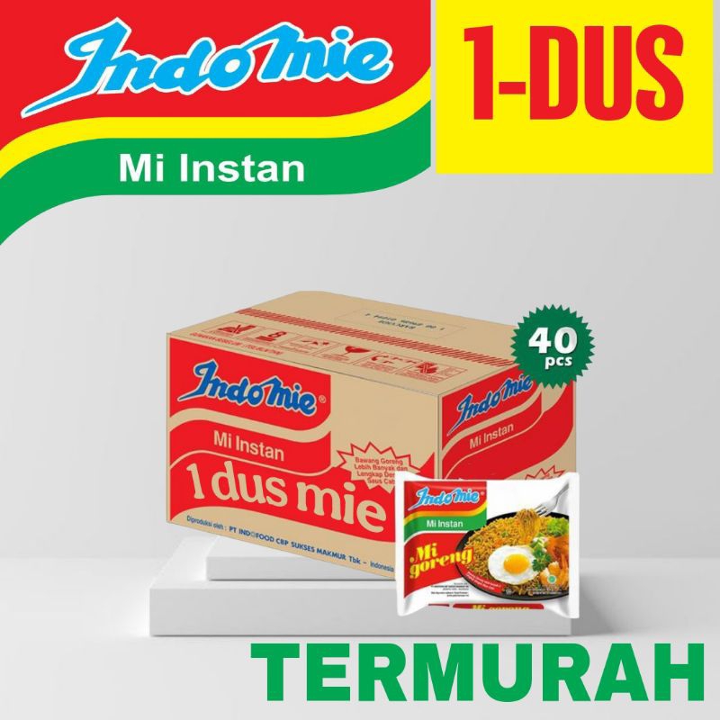mie instan indomie  1 dus isi 40pcs berbagai macam rasa
