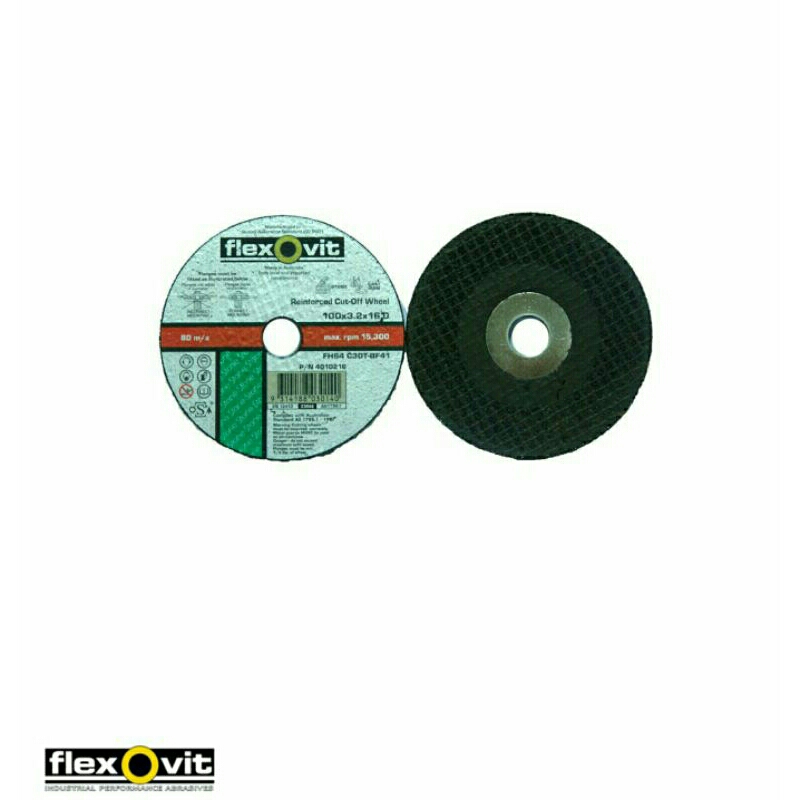 Flexovit Cut off wheel Masonry 125 x 3.2 x 16.0 FH64 C30T-BF41-4012716