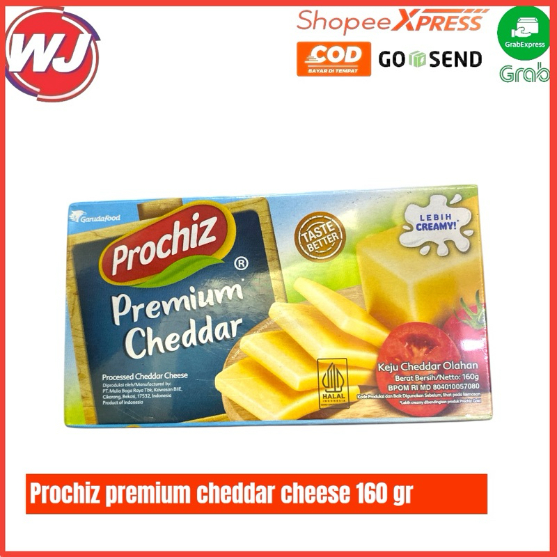 

PROCHIZ PREMIUM CHEDDAR CHEESE 160 GRAM