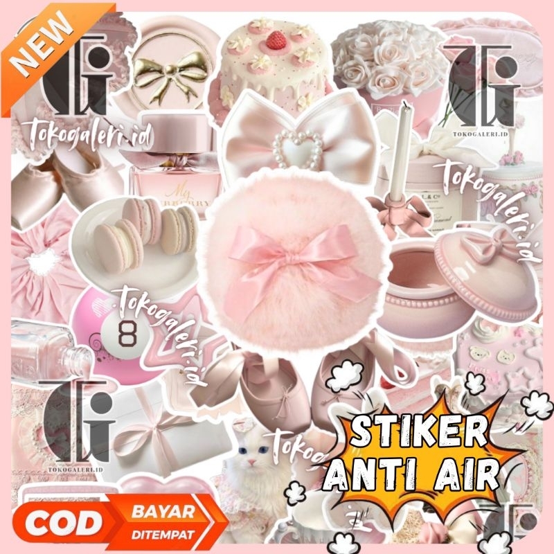 

STIKER AESTHETIC PINK MURAH STIKER SOFT PINK ANTI AIR ISI 50 PCS SUDAH CUTTING UNTUK DI TUMBRL BINDER JURNAL LAPTOP CASING HANDPHONE DLL