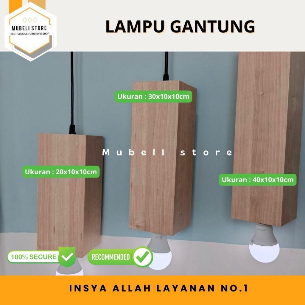Mubeli Store - Lampu Hias Gantung Kamar Tidur Aesthetic Ruang Tamu Dinding Plafon Hiasan led Minimal