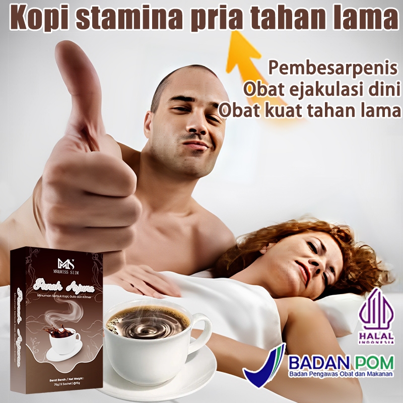 Kopi stamina pria tahan lama Obat kuat tahan lama pembesar mister p 5 tas/1 kotak Pembesar kelamin l