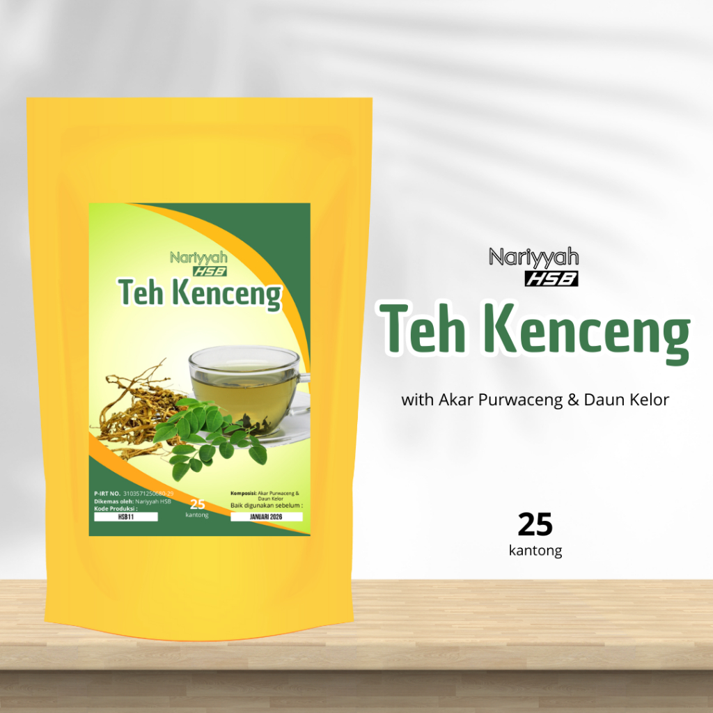 

Nariyyah HSB - Teh Kenceng dari Akar Purwaceng untuk Menjaga Vitalitas dan Hormon Pria