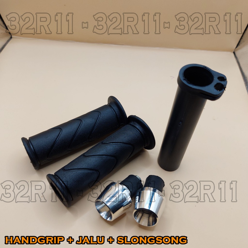 Handgrip Honda + Pipa Gas + Jalu Stang Chrome Pcx / ALL BEAT NEW FI / VARIO 125 150
