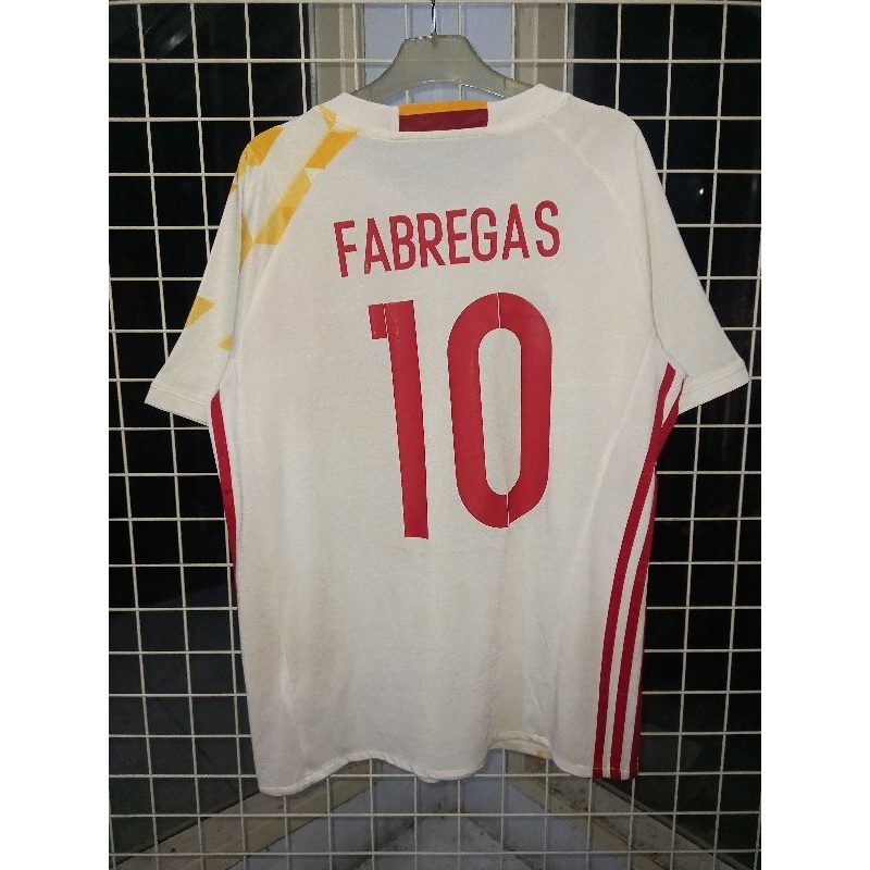 JERSEY SPANYOL AWAY 2016/2017 NAMESET FABREGAS 10