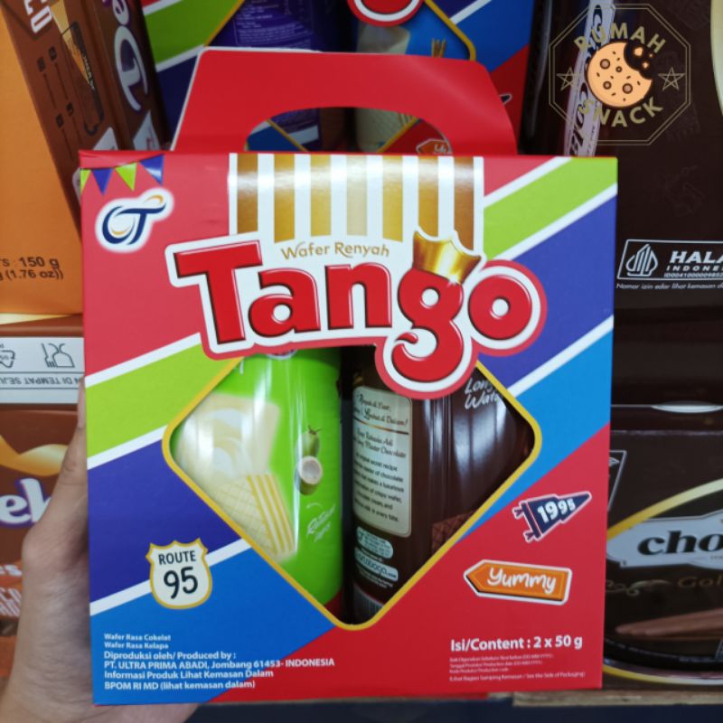 

Tango Wafer Kaleng Coklat + Kelapa isi 2 x 50 gr