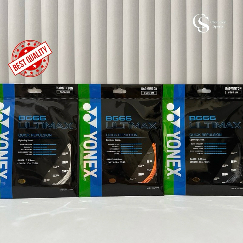 Senar Raket Yonex BG 66 Ultimax Original