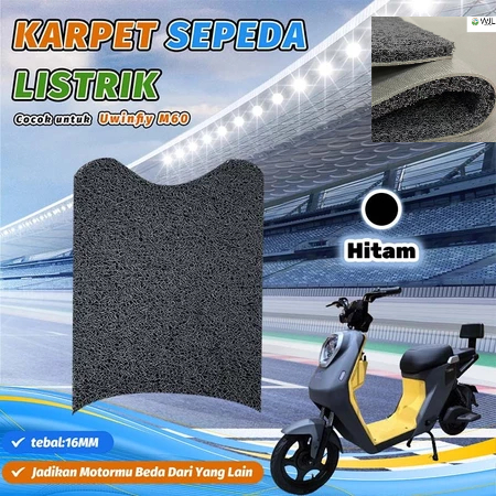 WANJIALE Karpet Sepeda Motor Listrik UwinFly M60 Mie Bihun
