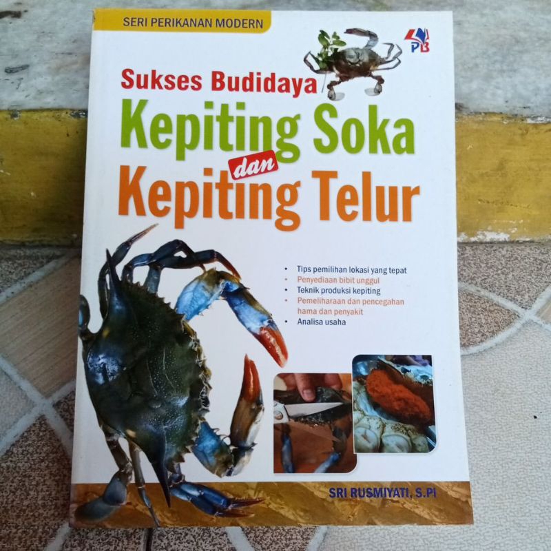 Buku Budidaya - Sukses Budidaya Kepiting Soka dan Kepiting Soka