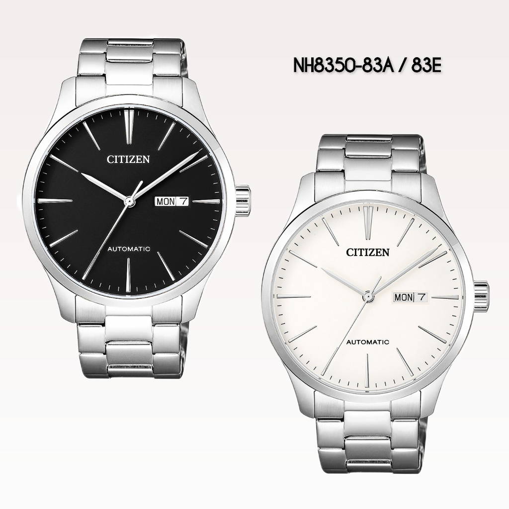CITIZEN OTOMATIS NH8350-83A NH8350-83E JAM TANGAN RANTAI PRIA ORIGINAL GARANSI RESMI