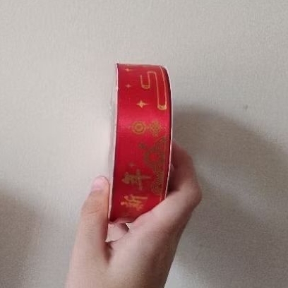 

Pita Ribbon Merah Keberuntungan Imlek Type H