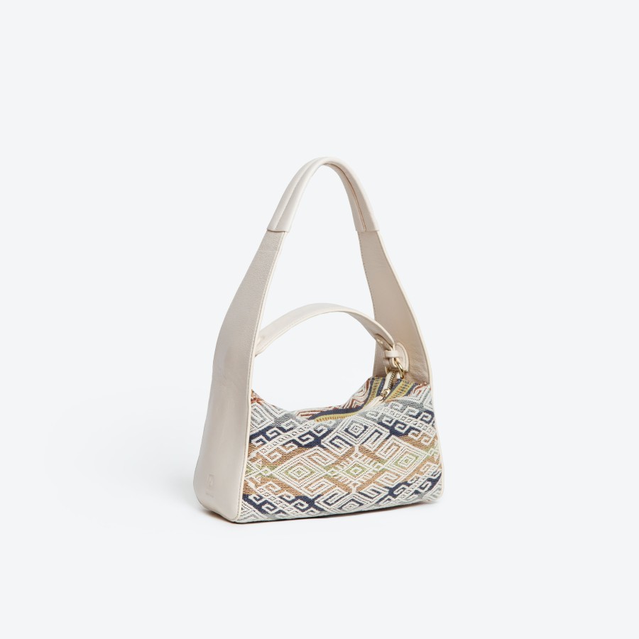 Dapoza Wonder Bag 3 Mini Tenun Leather / Tas hobo selempang kulit wanita