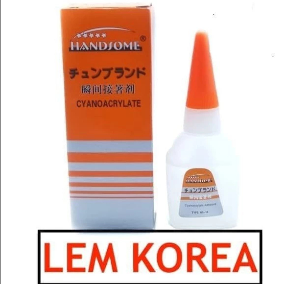 

HARGA 1 PC LEM TETES CAIR / LEM KOREA BRAND HANDSOME / BERKUALITAS LEM SUPER