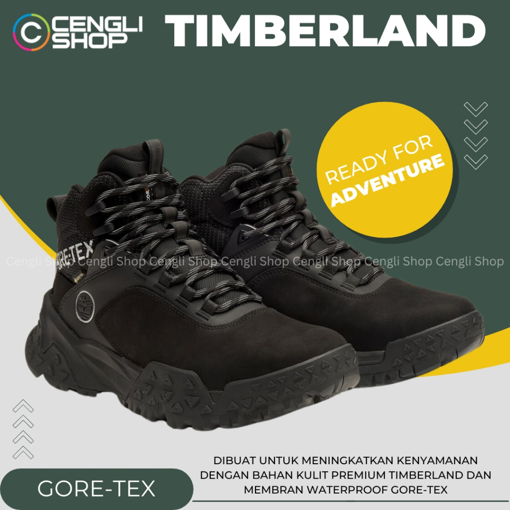 SEPATU GUNUNG TIMBERLAND PRIA ORIGINAL OUTDOOR HIKING BOOTS BOOT SNEAKERS SNEAKER WATERPROOF GORETEX
