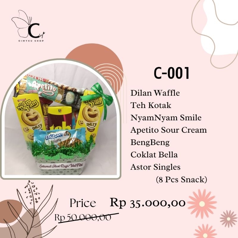 

Hampers Mini / Parsel Mini / Parsel Lebaran C-001