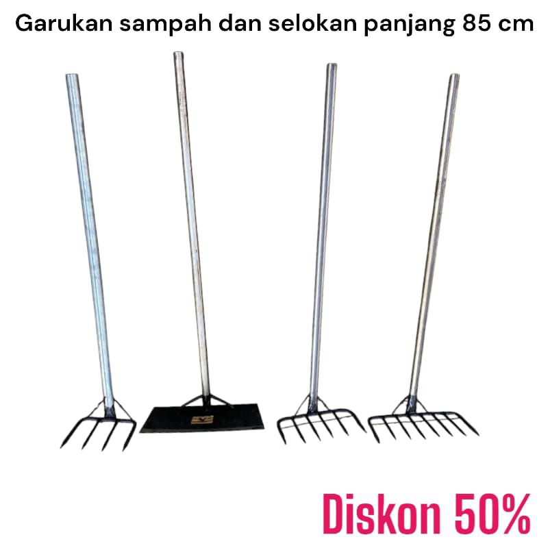 Alat Garuk Serbaguna-Garukan Sampah-Garukan Selokan-Garuk gagang besi-Garukan Tanah Garuk membersihk