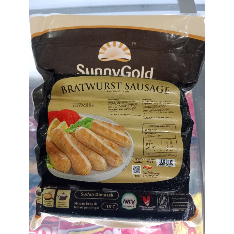 

Sosis bratwurst sausage sunny gold