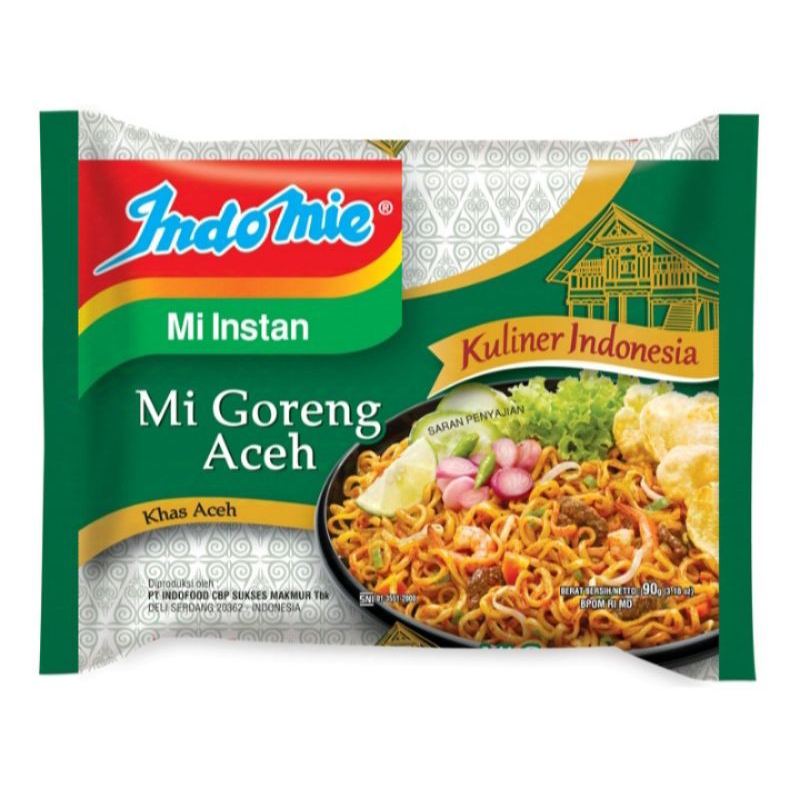 

10Pcs Indomie Mi Instan Goreng Aceh 90 g