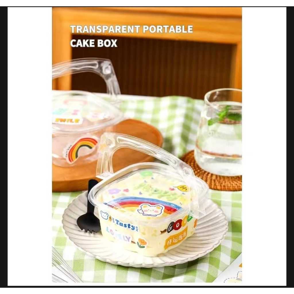Mika Kranjang 500ml + Tutup/Mika Kue/Box Nasi Kuning/Mika Tenteng