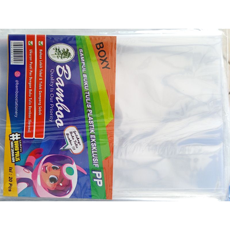 

sampul buku transfaran boxy