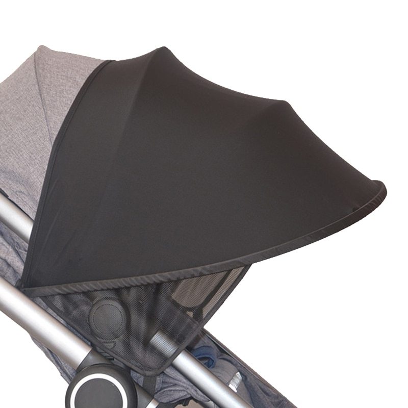 Kanopi Stroller Bahan Kain Lycra Kanopi Stroller Bayi Aksesoris Tahan Air Sunscreen Atap Stroller