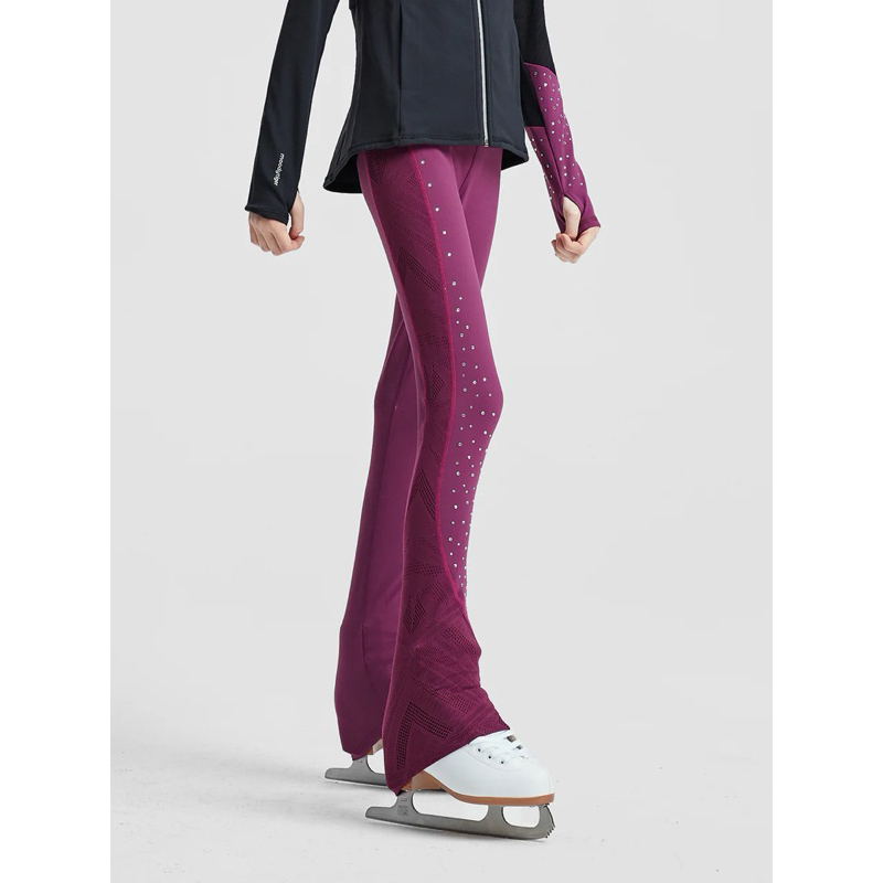 MOODYTIGER (ice skating) On Ice Color Block Skating Pants