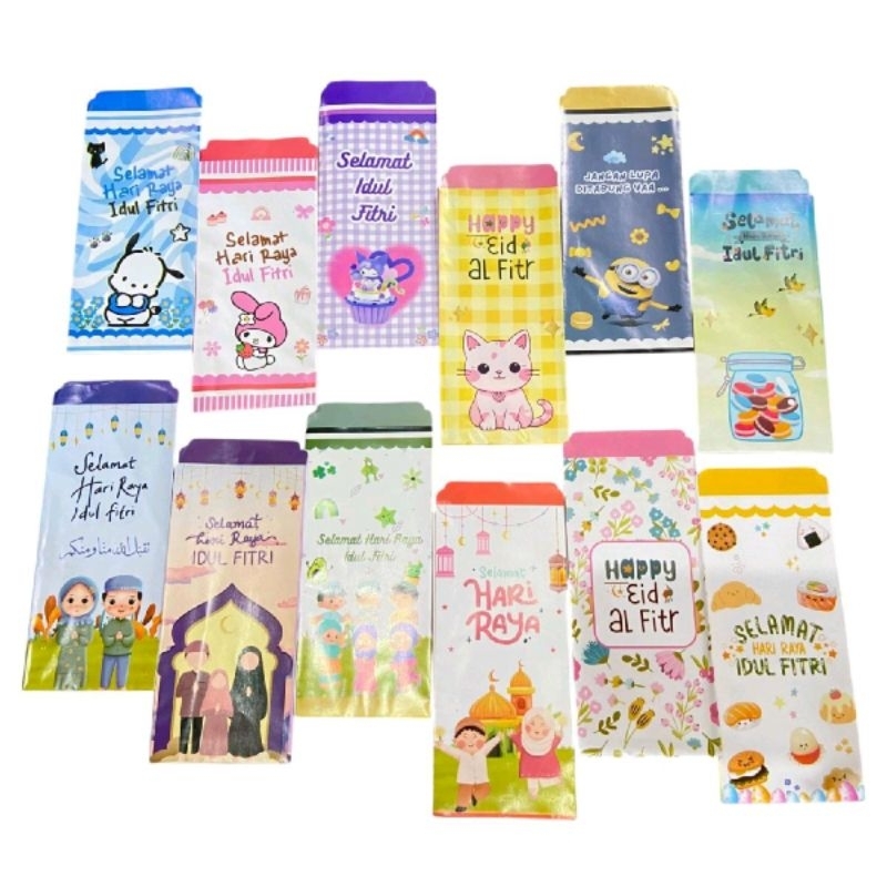 

Amplop Lebaran Aesthetic dan Muslim JUMBO 1pak isi 10pcs/Amplop Lebaran JUMBO